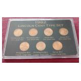 1982 Lincoln Cent Type Set
