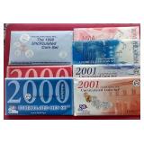 (4) U.S. Mint Uncirculated Sets - 1998-2001