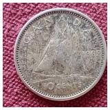 Small Foreign Coin Lot - Includes WW2 Third Reich, Canadian Silver, Etc