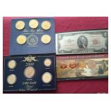 Mixed Small Collection Lot - Medals & Coins