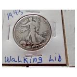 (5) Walking Liberty Half Dollars