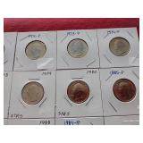 (20) Washington Quarters