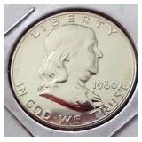 (4) Franklin Half Dollars