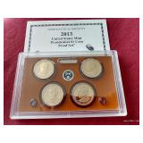 2013 U.S. Mint Presidential Dollar Proof Set