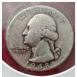 (6) 90% Silver Washington Quarters