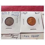 (10) Pennies - Mostly Uncirculated & Proof