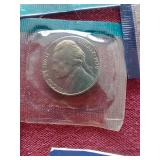 (9) Uncirculated Nickels - All Sealed