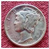 1939-D Mercury Dime