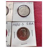 (8) Susan B Anthony Dollars