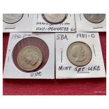 (8) Susan B Anthony Dollars