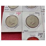 (10) Kennedy Half Dollars - Mostly Uncirculated