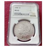 1898 Morgan Dollar - NGC MS62