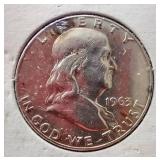 (3) Franklin Half Dollars