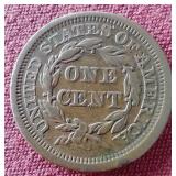 1850 Braided Hair Large Cent