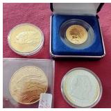 (4) Nice Reproduction Coins