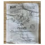 Curt 31114 Front Mount Square Tube Receiver Hitch - 2" Msrp $329.99