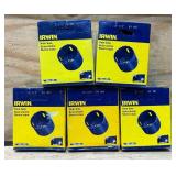 Irwin Hole Saw 3-1/2  lot of 5