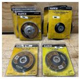 KLUTCH Zirconia Disc/ Backing Pad lot of 7