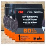3M  Heavy Duty Removal 7 Inch Flap Disc FLPDisc7In40, 40 Grit, 1/Pk lot of 6