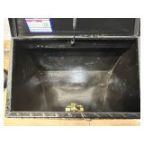 Northern Tool + Equipment Trailer Tongue Box, 34in. x 19in. x 18in. x 16in., Aluminum, Gloss Black, Paddle Latch Msrp $339.99