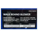Powerhorse Walk-Behind Gas-Powered Jet Blower, 7 HP, 212cc