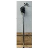 Hand Pump: Rotary Action, Pump with Spout, Cast Iron Housing