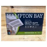 Hampton Bay 80 CFM Ceiling Mount Room Side Installation Heavy-Duty Bathroom Exhaust Fan, ENERGY STAR