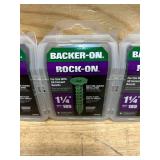Backer-On Rock-On No. 9 X 1-1/4 in. L Star Flat Head Serrated Cement Board Screws (lot of 4)
