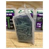 Backer-On Rock-On No. 9 X 1-1/4 in. L Star Flat Head Serrated Cement Board Screws (lot of 4)