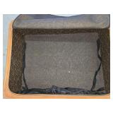 Large Monarch Vintage Suitcase Faux Leather