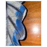 Miller Tin Platter, Indian Head Wall Hanging