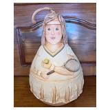 Gourd Art Tennis Girl