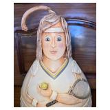 Gourd Art Tennis Girl
