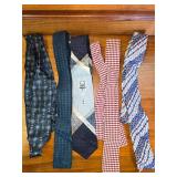 5 Vintage Skinny Ties