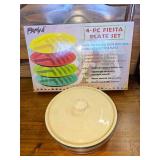 Fajita Plates and a Ceramic Warmer