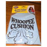 Red Bowl and Whoopie Cushion