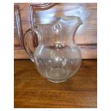 Glass Pitcher and Candy Dish