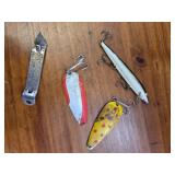 2 Spoons, Lure and Bottle Opener