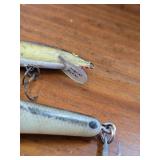 Vintage! 2 Fishing Lures, Original Rapla