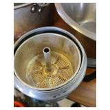 Camping Coffee Pot, Camp Pot and Stainless Bowl