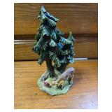 Fish Wall Hanging, Bear Trinket Box, Tree with Deer