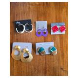 5 Pair of Retro Earrings