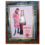 Little Girl Coke Print, Coke Cups, Coke Coffee Can