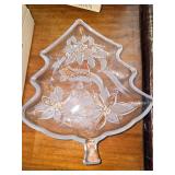 2 Christmas Cookie Plates and Lots of Vintage Christmas Ornaments