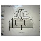 Paloma Metal Retro Bed Frame - MSRP $602