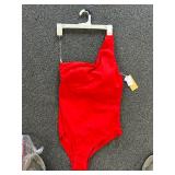 12 Large Red Womens Swimsuits - MSRP $504