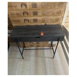 NEW - Walker Edison Minimalist Wood and Metal One Drawer Entry Table - MSRP - $240