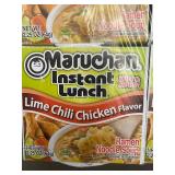 GA 4 - Maruchan Instant Lunch Lime Chili Chicken Flavor Noodle Soup - 2.25 oz, 12-Pack