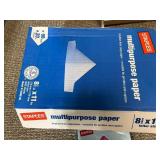 Large Lot of Staples Copy and Multipurpose Paper Assorted Sizes and Colors