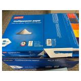 Large Lot of Staples Copy and Multipurpose Paper Assorted Sizes and Colors